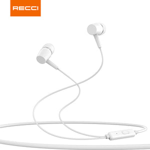 Recci REP-L06 Wired Earphones - Pure Sound Quality