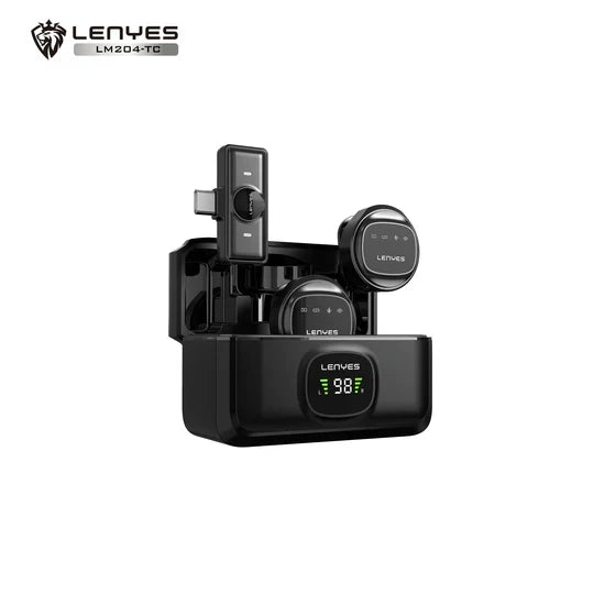 Lenyes Type-C Dual Wireless Lavalier Microphone LM204-TC