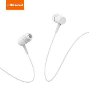 Recci REP-L06 Wired Earphones - Pure Sound Quality