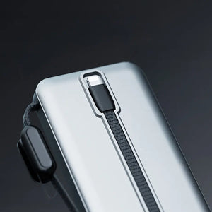 Lenyes 10000mAh 22.5W Built-In Lightning Cable Digital Display Power Bank PX1004D