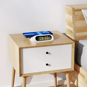 Recci RCW-22 Wireless Charger with Digital Clock & Alarm