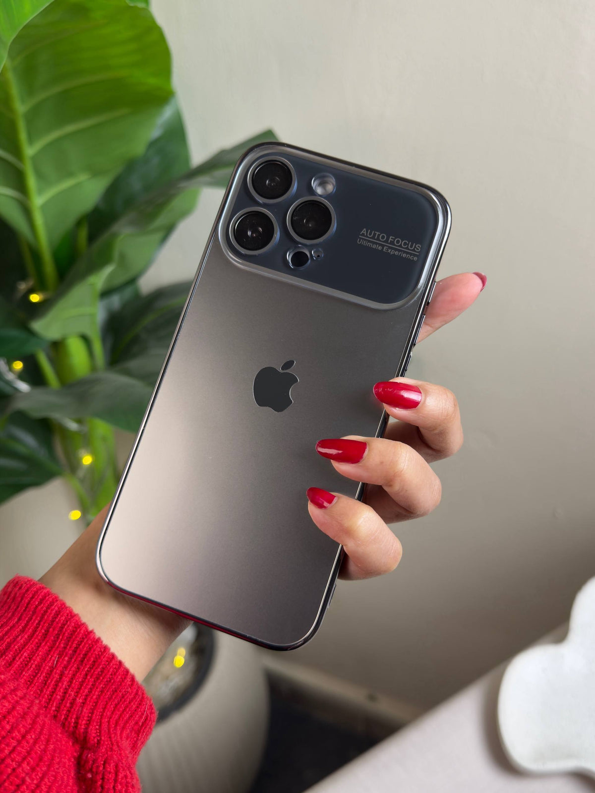 Autofocus Apple Logo iPhone Case