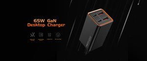 Recci RC37 65W GaN Charger - 2x Type-C + 2x USB-A
