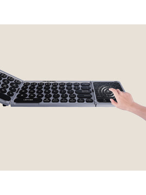 Lenyes Foldable Bluetooth Keyboard with Touchpad WK110
