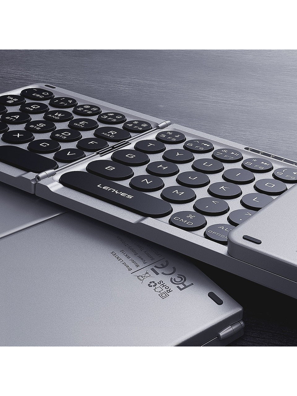 Lenyes Foldable Bluetooth Keyboard with Touchpad WK110