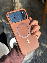 Puloka Original Magsafe Leather iPhone Case
