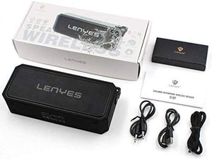 Lenyes Bluetooth 5.3 20W IPX6 Portable Speaker S107