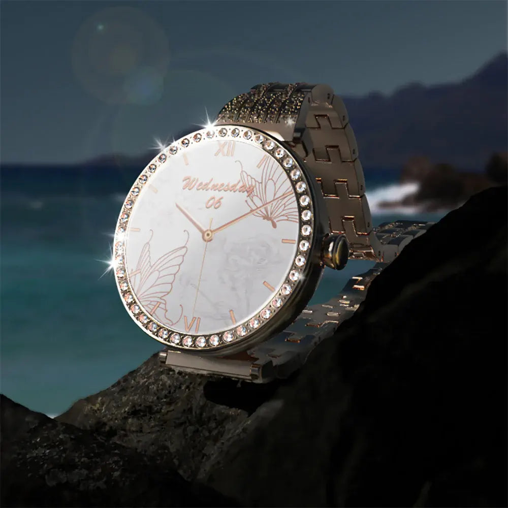 Lenyes 1.19-Inch AMOLED Bluetooth 5.3 Calling IP68 Smart Watch LW-246