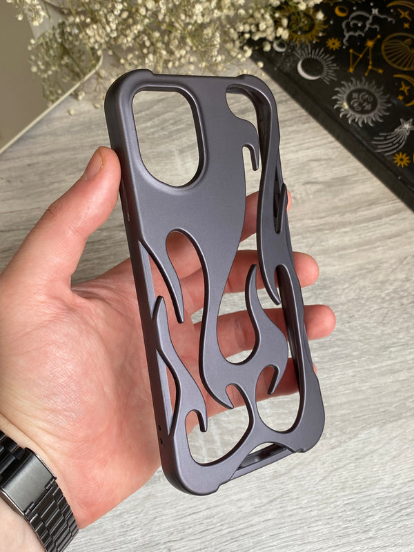 Electropolated Fire iPhone Case