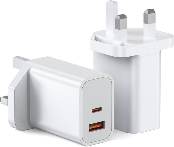 Recci GaN Dual Output Wall Charger 33W (UK Plug