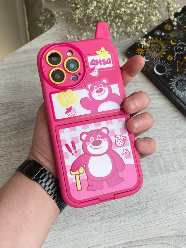90's Style Disney iPhone Case With Foldable Mirror