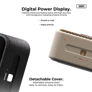 Lenyes Bluetooth 5.3 80W HiFi RGB IP66 Speaker S891