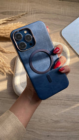 Premium Magsafe Leather iPhone Case