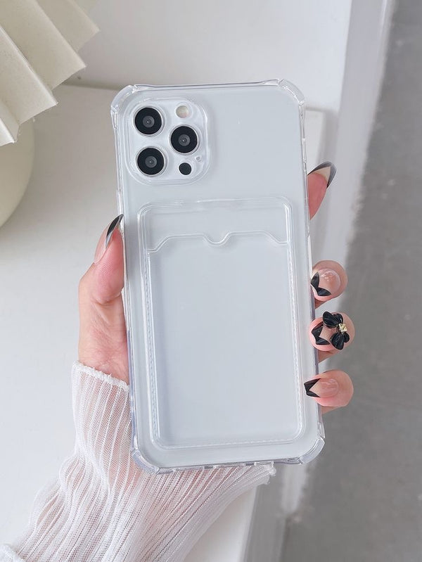 Trasnparent With Wallet iPhone Case