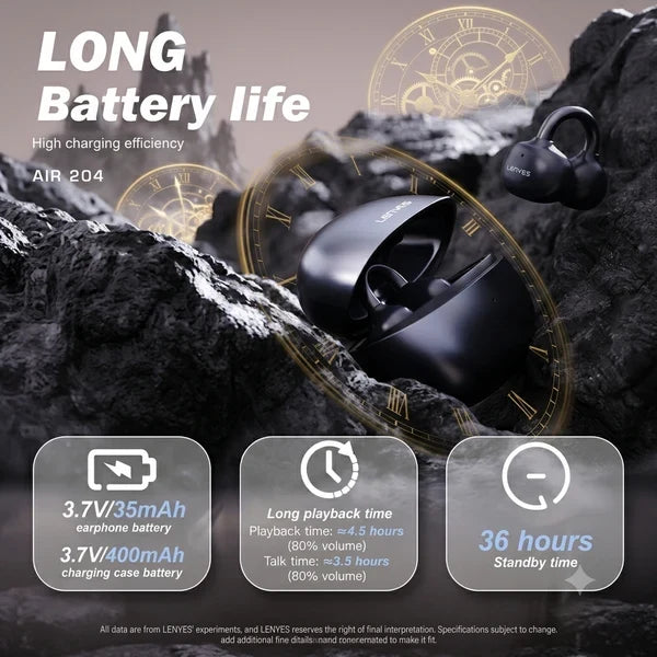 Lenyes Bluetooth 6.0 App Control Noise Reduction Earbuds Air204