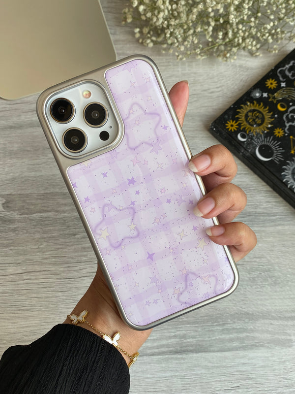 Lavander Stars iPhone Case