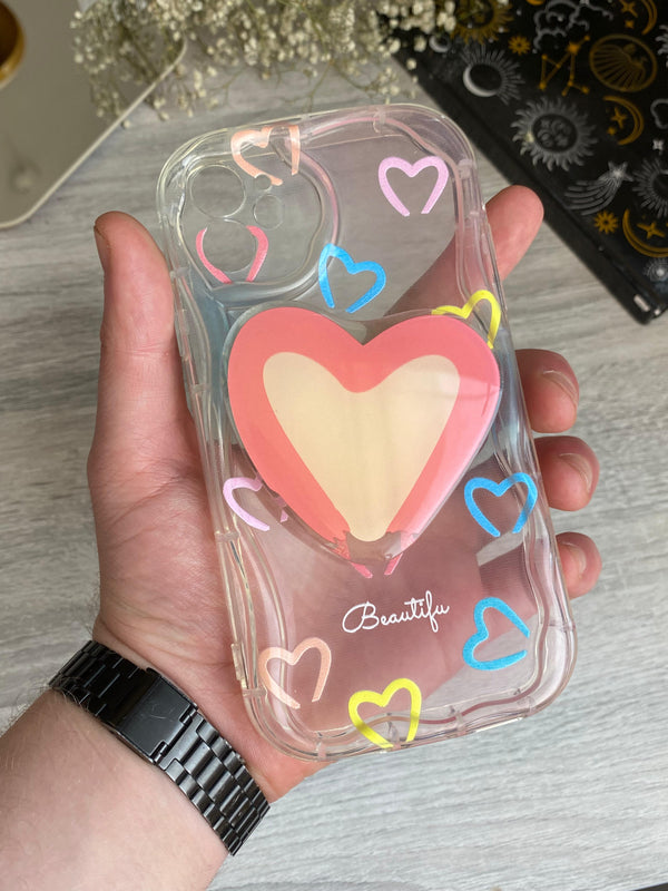 Matching Pop Socket Hearts