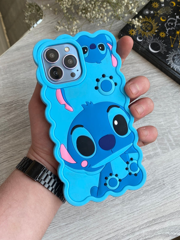 Stitch Wavy Edges iPhone Case