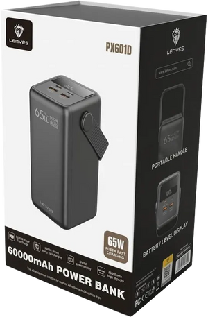 Lenyes 60000mAh 65W Laptop Fast Charging Power Bank PX601D