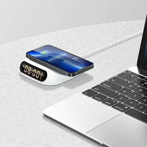 Recci RCW-22 Wireless Charger with Digital Clock & Alarm