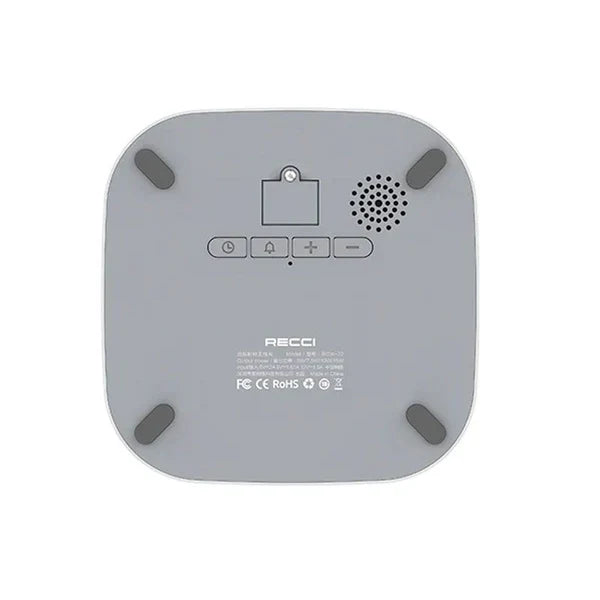 Recci RCW-22 Wireless Charger with Digital Clock & Alarm