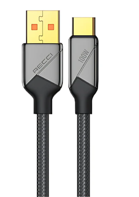 Recci Voyage Series Type-C Fast Charging Data 100W 1.5m