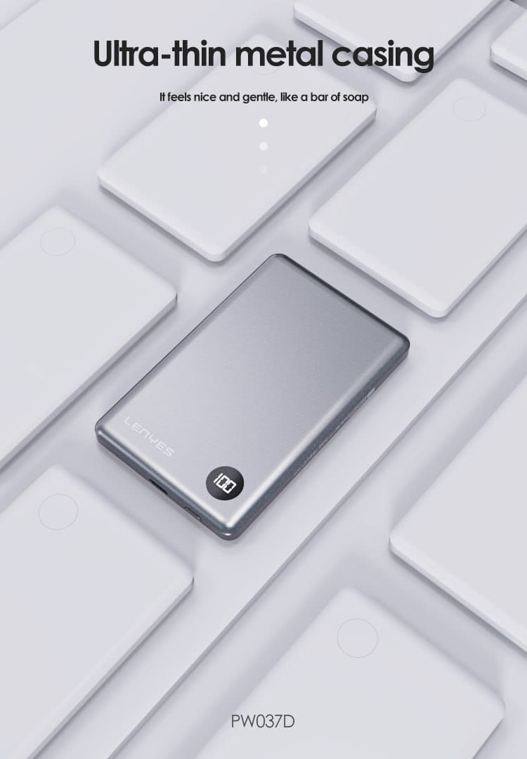 Lenyes Ultra-Slim Power Bank 5000 mAh PW037D