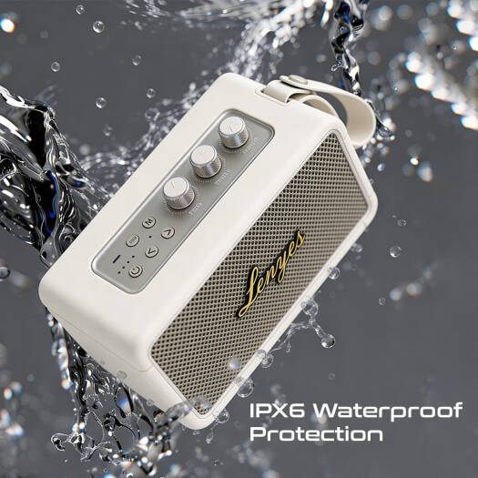 Lenyes Bluetooth 5.3 60W RGB IPX6 Portable Speaker S876
