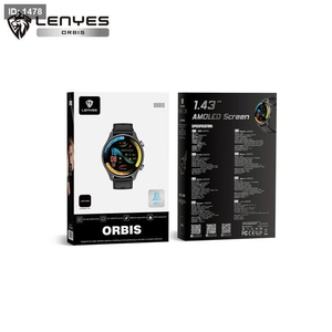 Lenyes 1.43-Inch AMOLED 6-Satellite GPS 1ATM Smart Watch Orbis