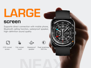 Lenyes 2.01-Inch HD Voice Assistant IP68 Smart Watch Nexa