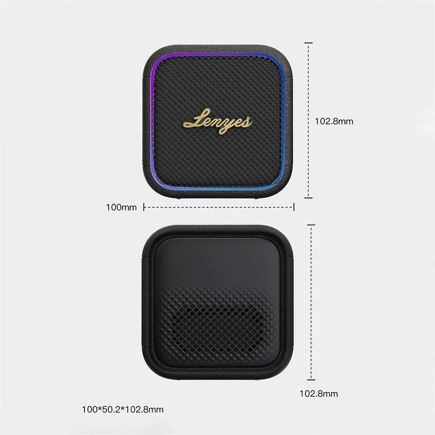 Lenyes Bluetooth 5.3 15W RGB IP66 Portable Speaker S890