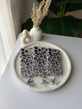 Colored Leopard iPhone case With Chain