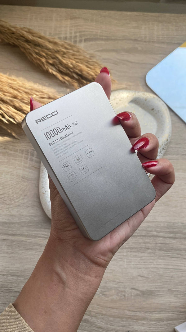 Recci Super-Slim Fast MagSafe PowerBank Charging