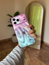 Holographic tie dye iPhone case