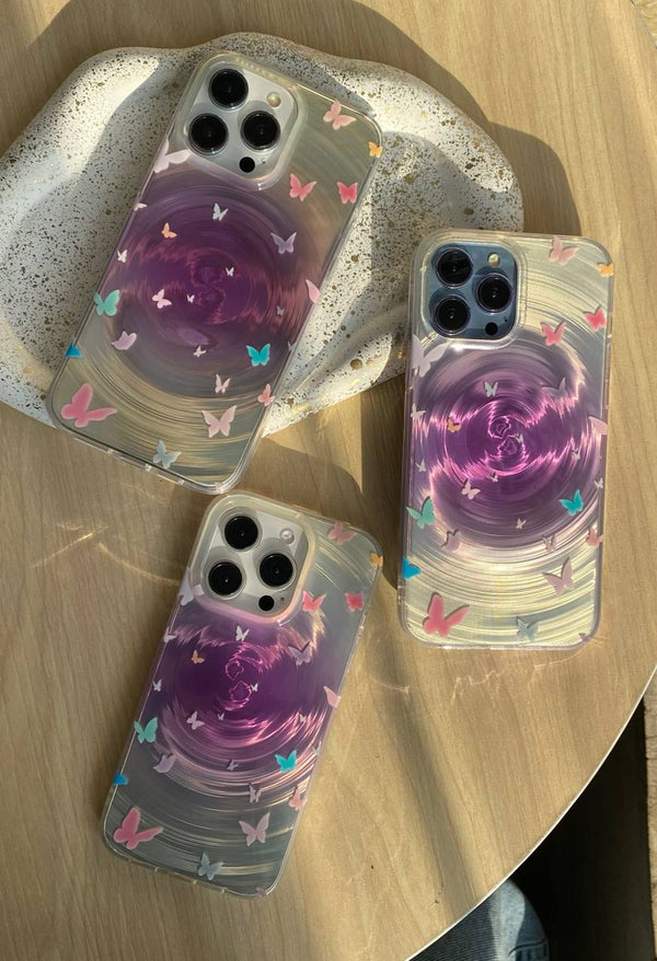 Whirlpool Butterflies iPhone Case