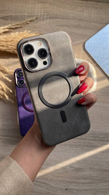 Premium Magsafe Leather iPhone Case