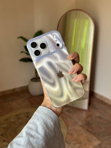 Holographic tie dye iPhone case