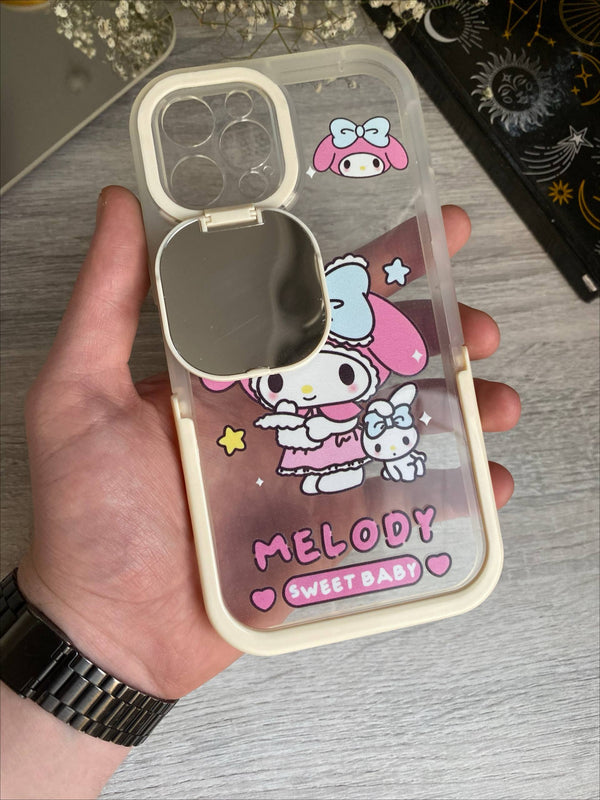 Disney iPhone Case With Mirror Camera Protectiona and Stand