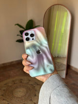 Holographic tie dye iPhone case