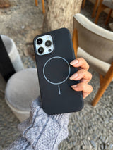 Soft silicone magsafe iPhone Case