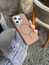 Soft silicone magsafe iPhone Case