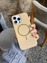 Soft silicone magsafe iPhone Case
