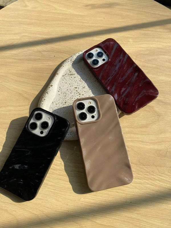 Cherry Waves iPhone case